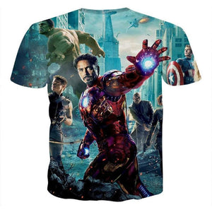 Avengers Part 1 3D Printed Avengers T Shirt