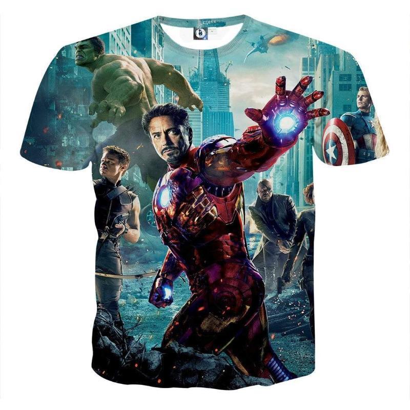 Avengers Part 1 3D Printed Avengers T Shirt