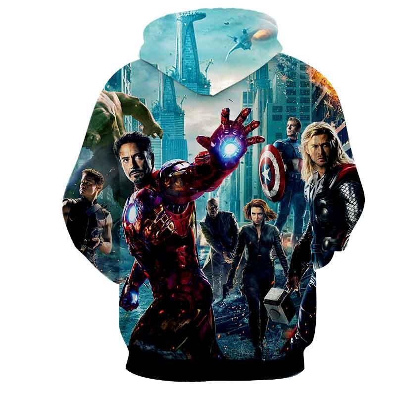 Avengers Part 1 Cover 3D Printed Avengers Hoodie