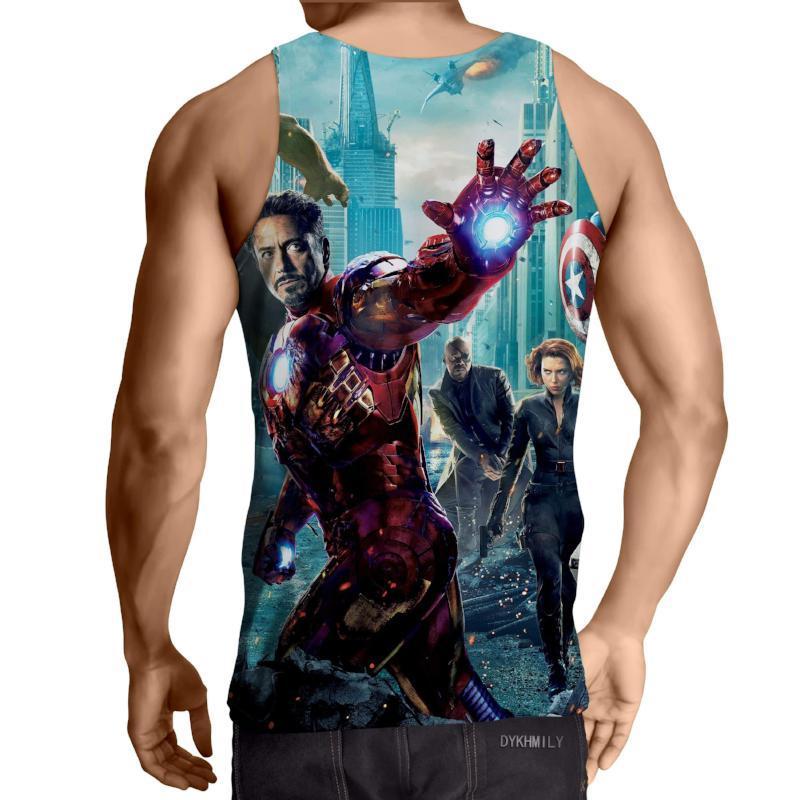Part 1 Cover 3D Printed Avengers Tank Top