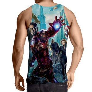 Part 1 Cover 3D Printed Avengers Tank Top