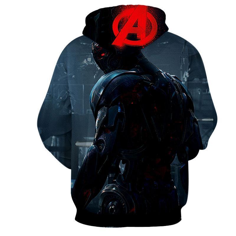 Avengers Ultron 3D Printed Avengers Hoodie