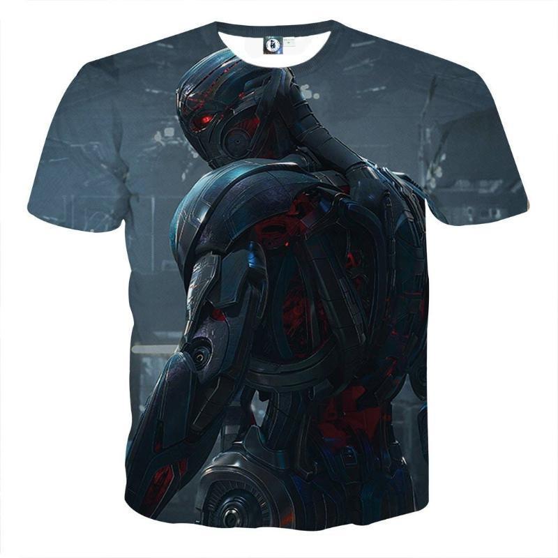Avengers Ultron 3D Printed Avengers T Shirt