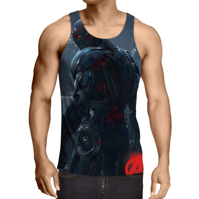 Avengers Ultron 3D Printed Avengers Tank Top
