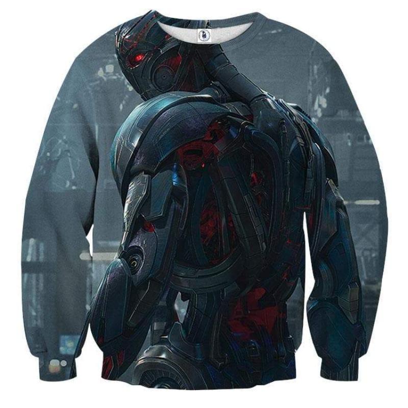 Avengers Ultron Cool 3D Printed Avengers Sweatshirt