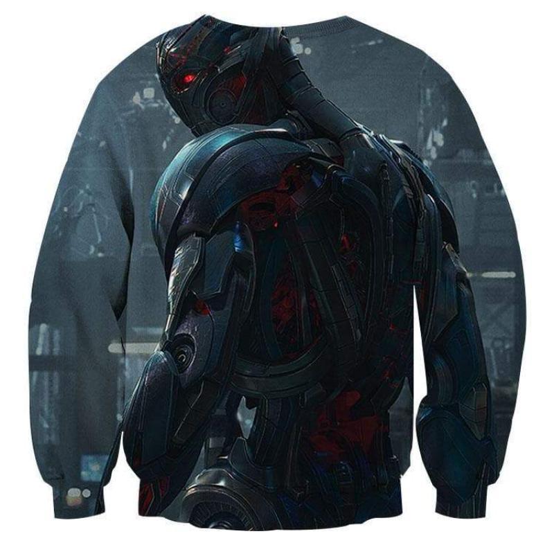Avengers Ultron Cool 3D Printed Avengers Sweatshirt
