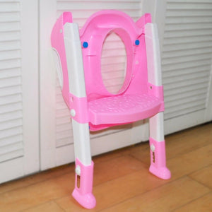 Baby Toilet Seat with Ladder and Handles