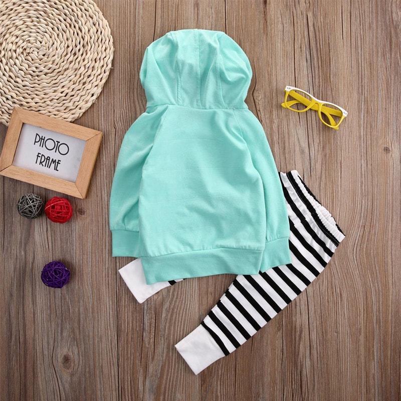 Baby 2 Piece Hooded Cloth Set
