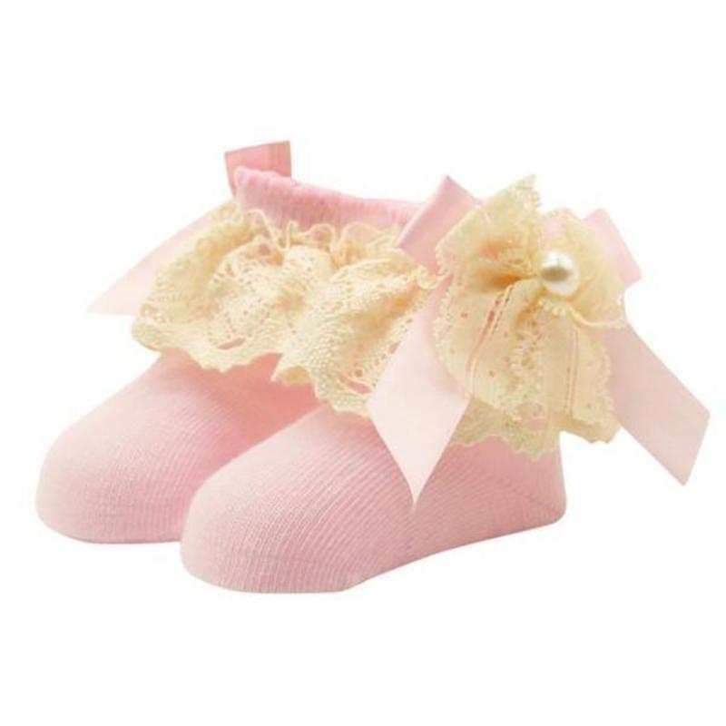 1 Pair Lace Floral Socks for 0-12 Months Baby