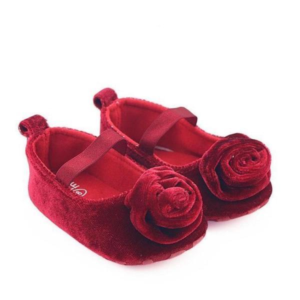 Flower Power Crib Shoes