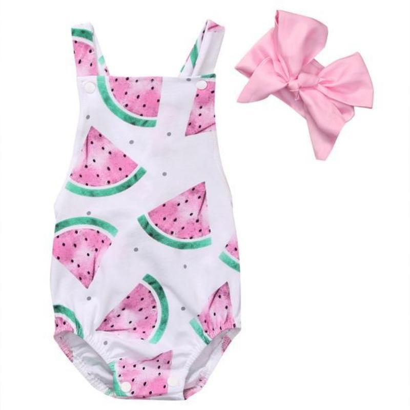 Baby Girls Clothes Sleeveless Watermelon