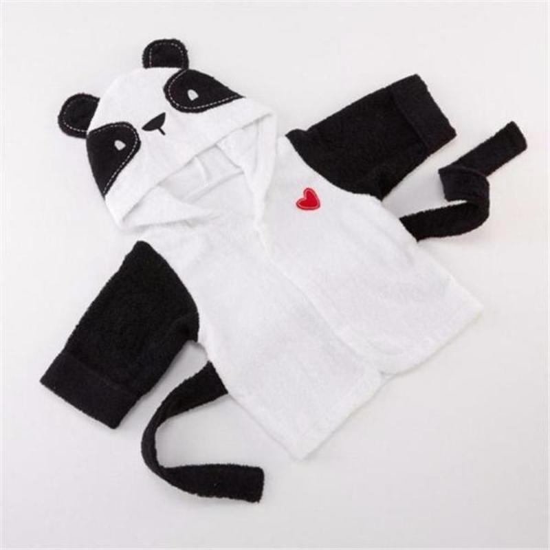 Unisex Baby Panda Costume Plush Jumpsuit