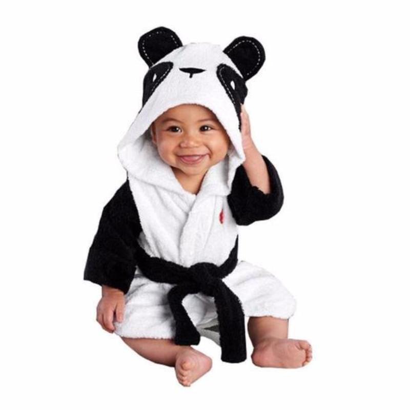 Unisex Baby Panda Costume Plush Jumpsuit