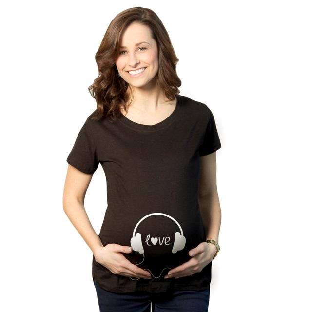 Baby Peeking Maternity T Shirt