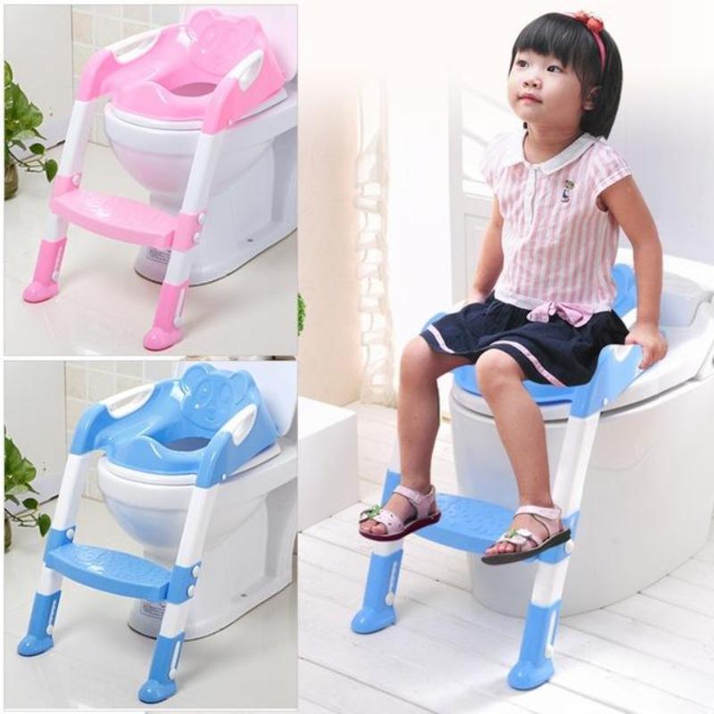 Baby Toilet Seat with Ladder and Handles