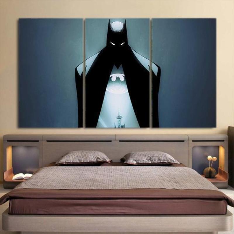 Batman Canvas 3D Printed Framed Canvas