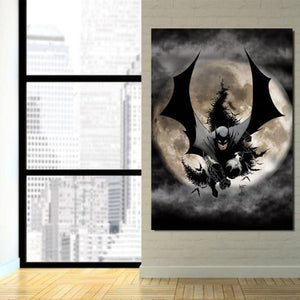 Batman Framed Canvas 3D Printed