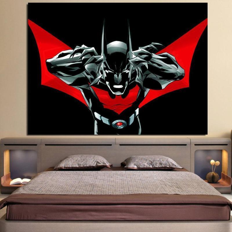 Batman Framed Canvas 3D Printed