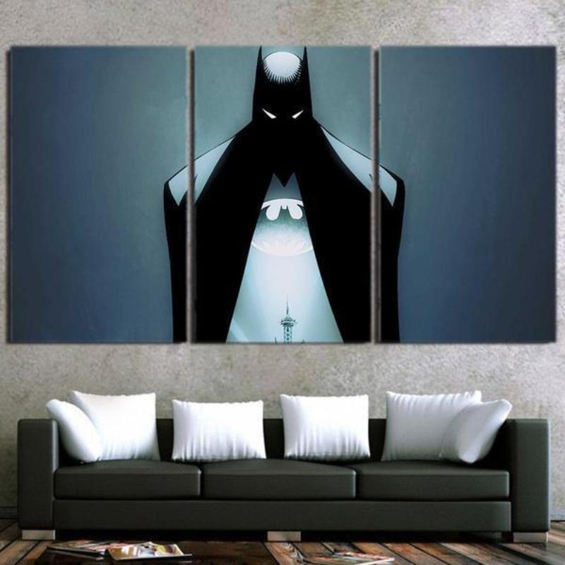 Batman Canvas 3D Printed Framed Canvas