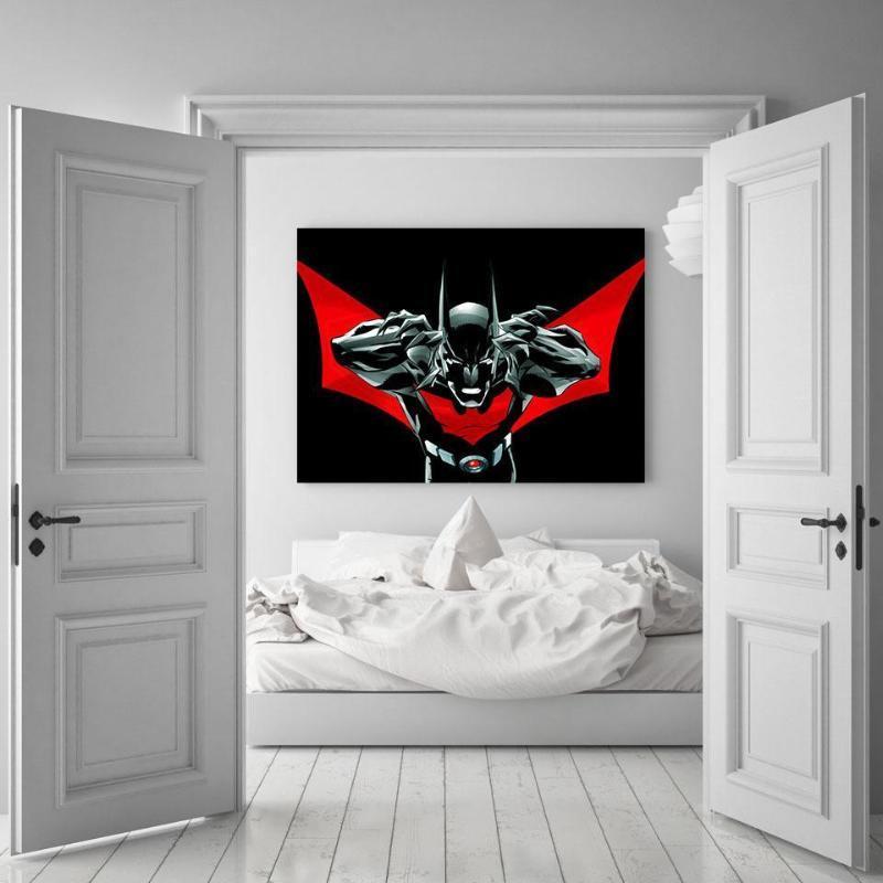 Batman Framed Canvas 3D Printed