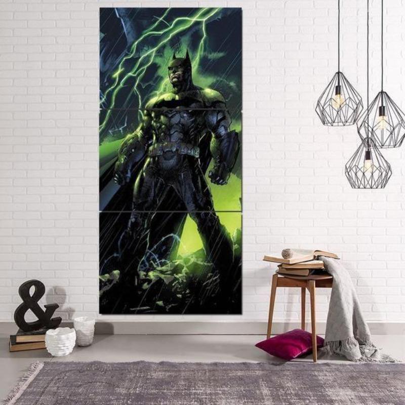 Batman 3D Printed Framed Canvas