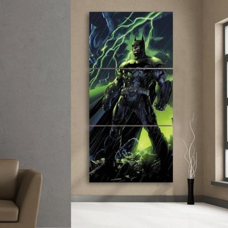 Batman 3D Printed Framed Canvas
