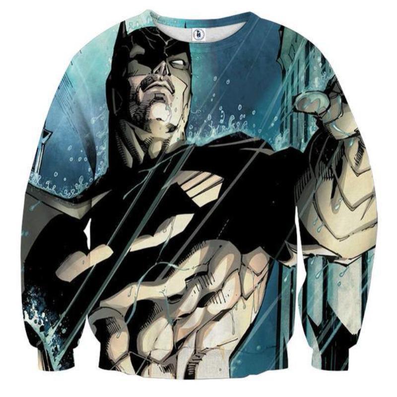 Batman Amazed 3D Printed Batman Sweatshirt