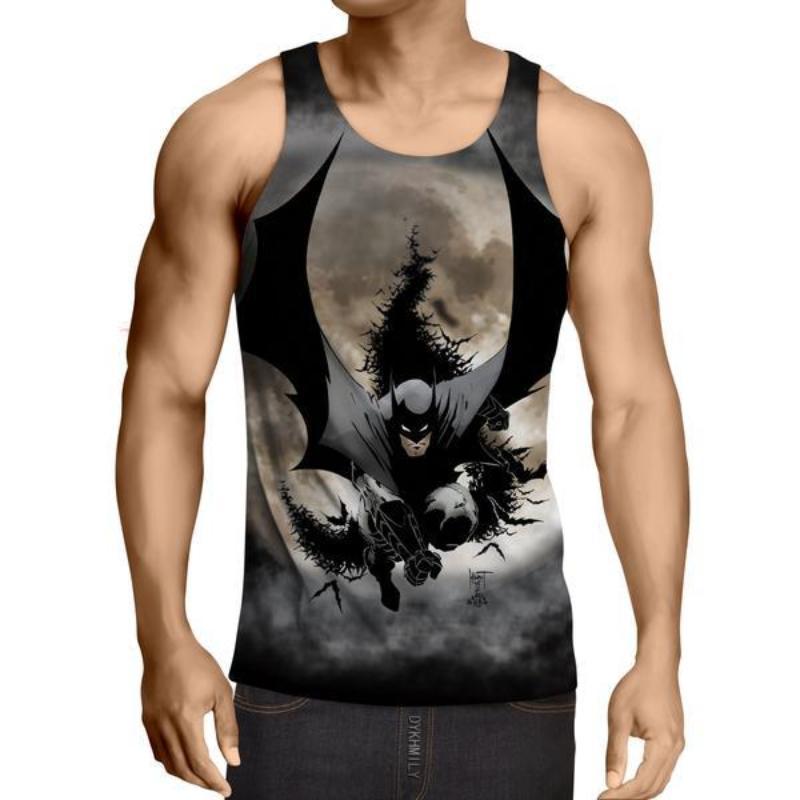 Batman Amazing Bats 3D Printed Batman Tank Top