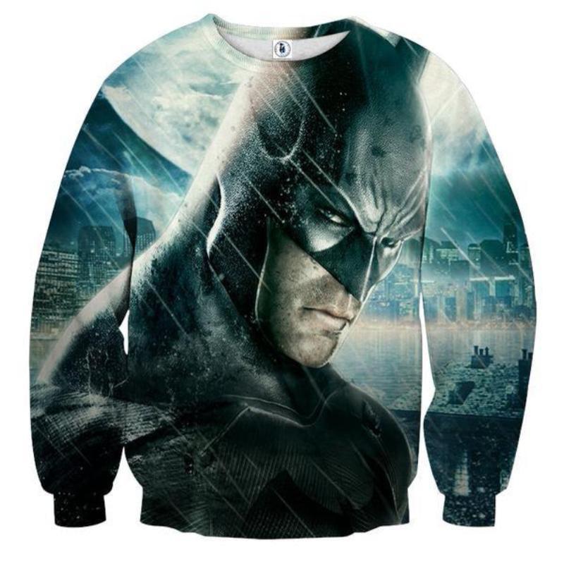 Batman Angry 3D Printed Batman Sweatshirt