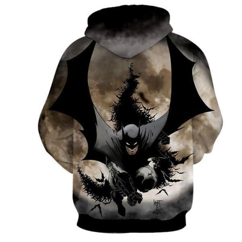 Batman Augment 3D Printed Batman Hoodie