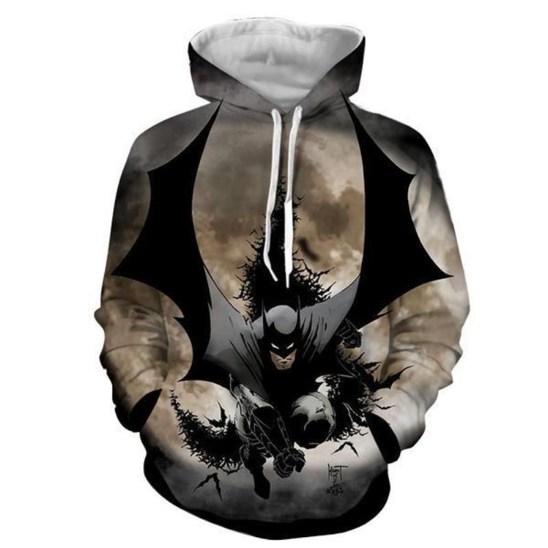 Batman Augment 3D Printed Batman Hoodie