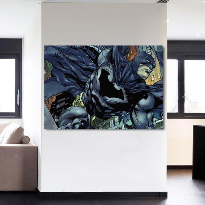 Batman Canvas Awesome 3D Printed Framed Canvas