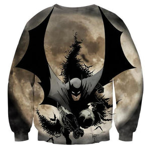 Batman Bat Invades 3D Printed Batman Sweatshirt
