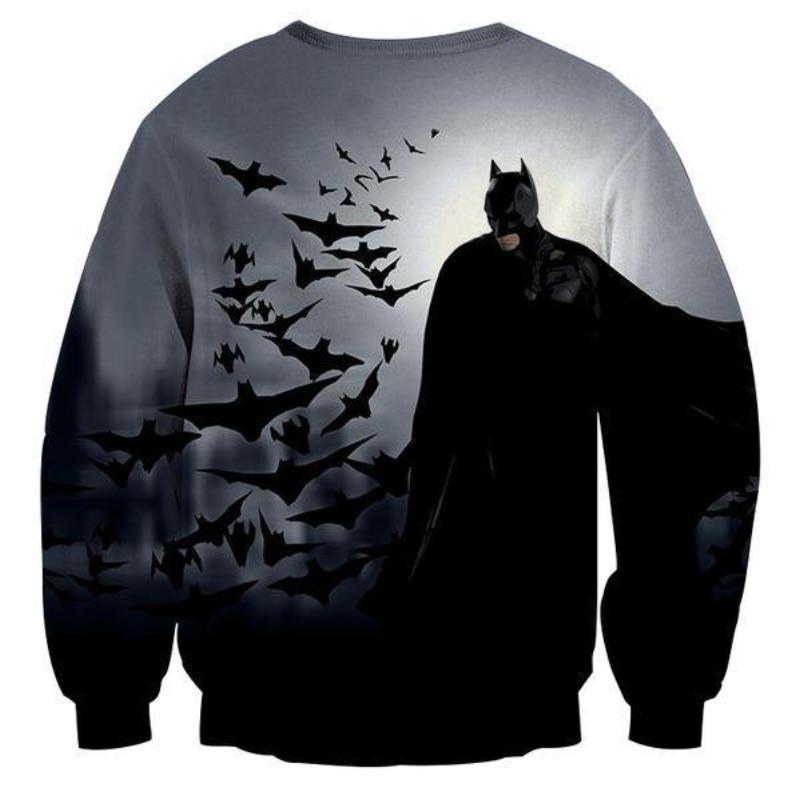 Batman Bats Are Angels 3D Printed Batman Sweatshirt