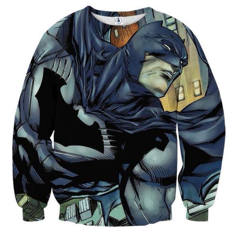 Batman Battle Now 3D Printed Batman Sweatshirt