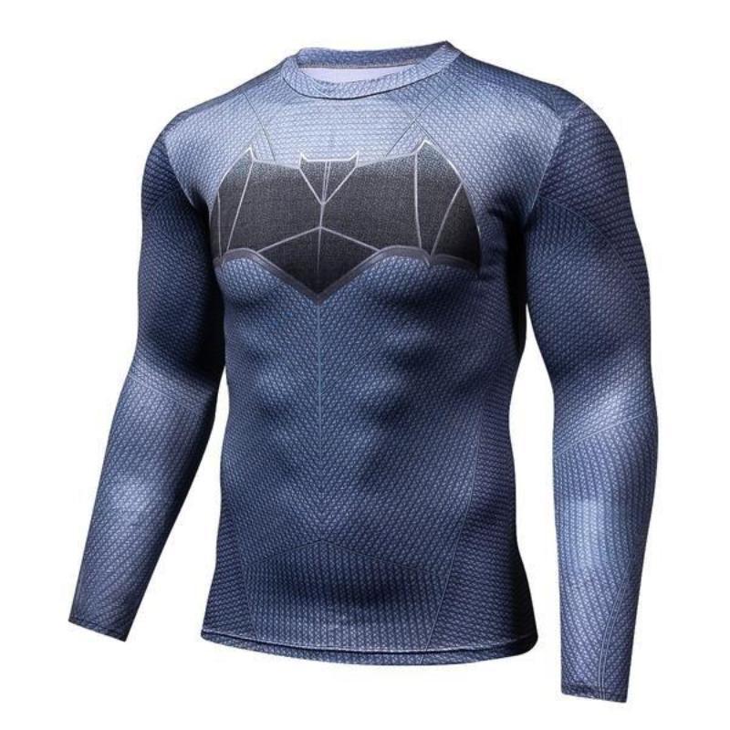 Batman Be Strong 3D Printed Batman Long Sleeve Shirt