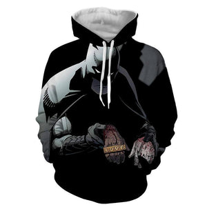 Batman Black 3D Printed Batman Hoodie