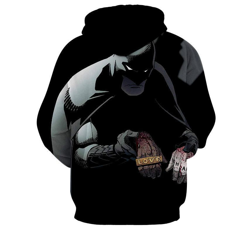Batman Black 3D Printed Batman Hoodie