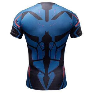 Batman Blue & Orange 3D Printed Batman T-shirt