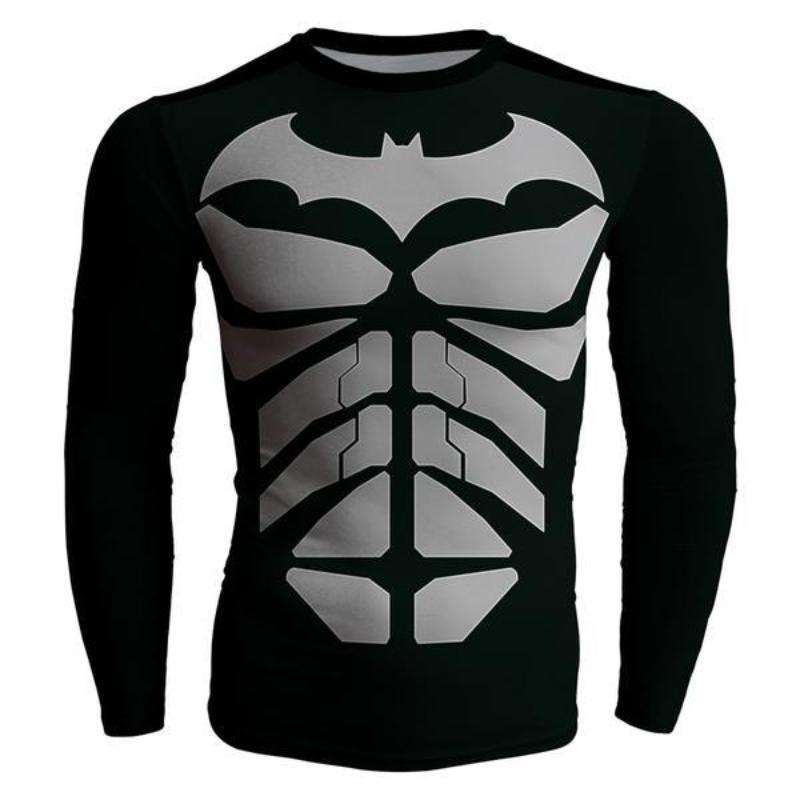 Batman Body Armour 3D Printed Batman Long Sleeve Shirt