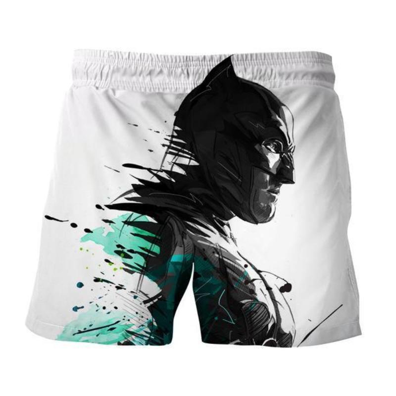 Batman Faded 3D Printed Batman Shorts