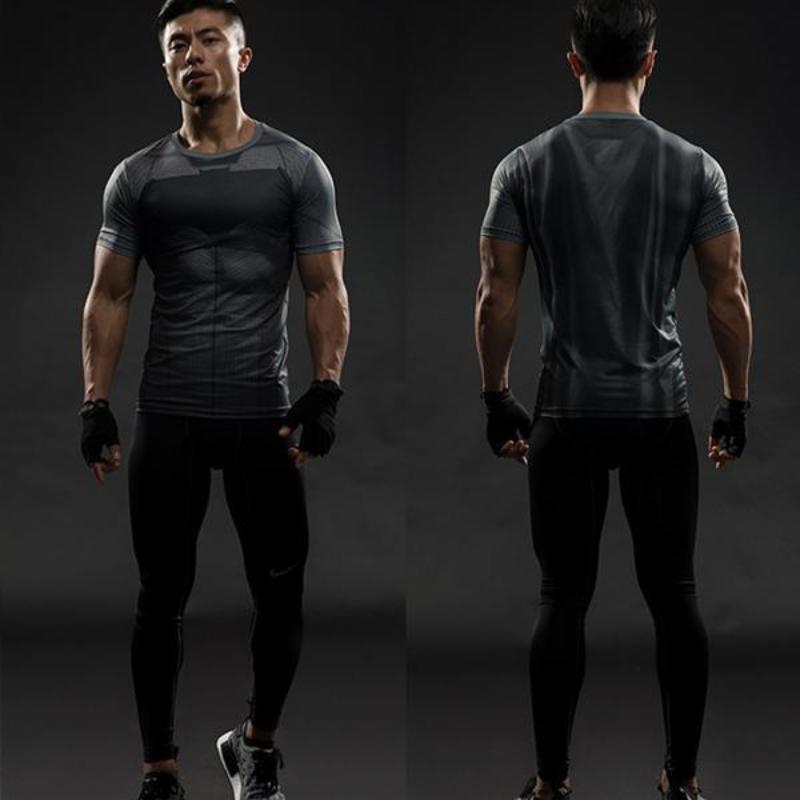 Batman Grey and Black 3D Printed Batman T-shirt