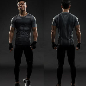 Batman Grey and Black 3D Printed Batman T-shirt