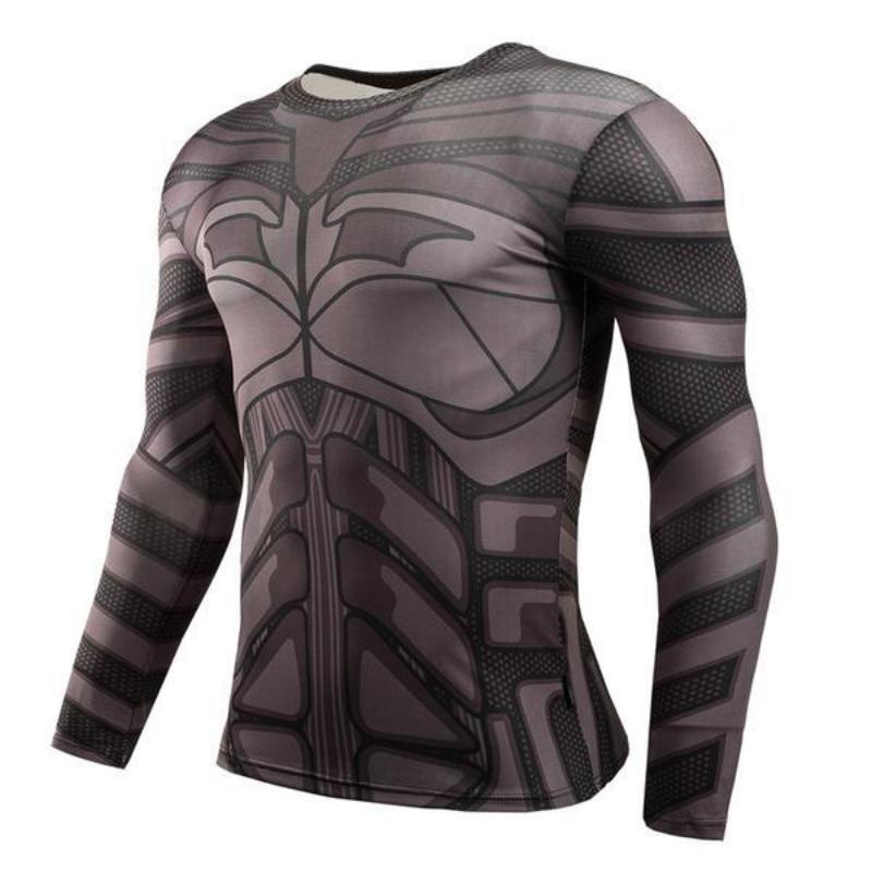 Batman High Quality 3D Printed Batman Long Sleeve Shirt