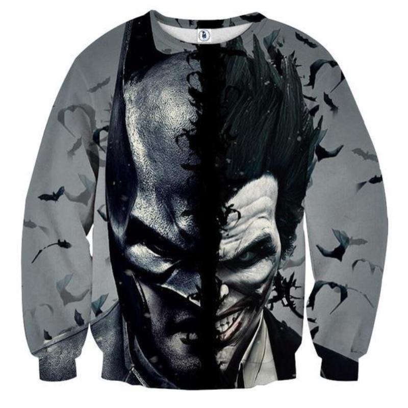 Batman Joker 3D Printed Batman Sweatshirt