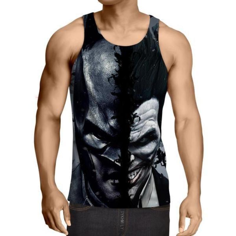 Batman Joker 3D Printed Batman Tank Top