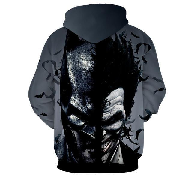 3D Printed Joker & Batman Hoodie
