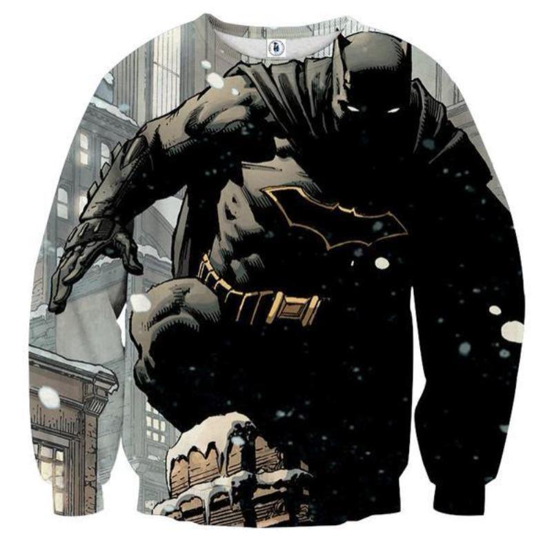 Batman Kill Them All 3D Printed Batman Sweatshirt