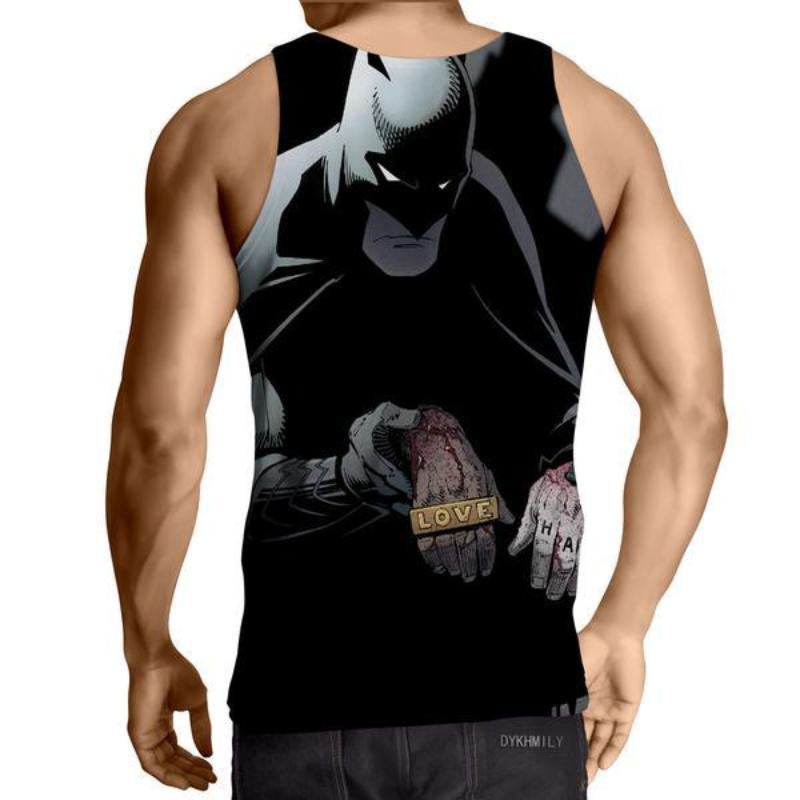 Batman Love, Hate 3D Printed Batman Tank Top