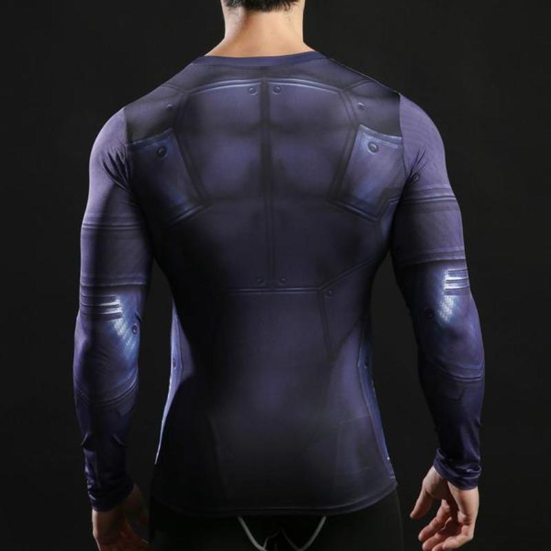 Batman New Logo 3D Printed Batman Long Sleeve Shirt